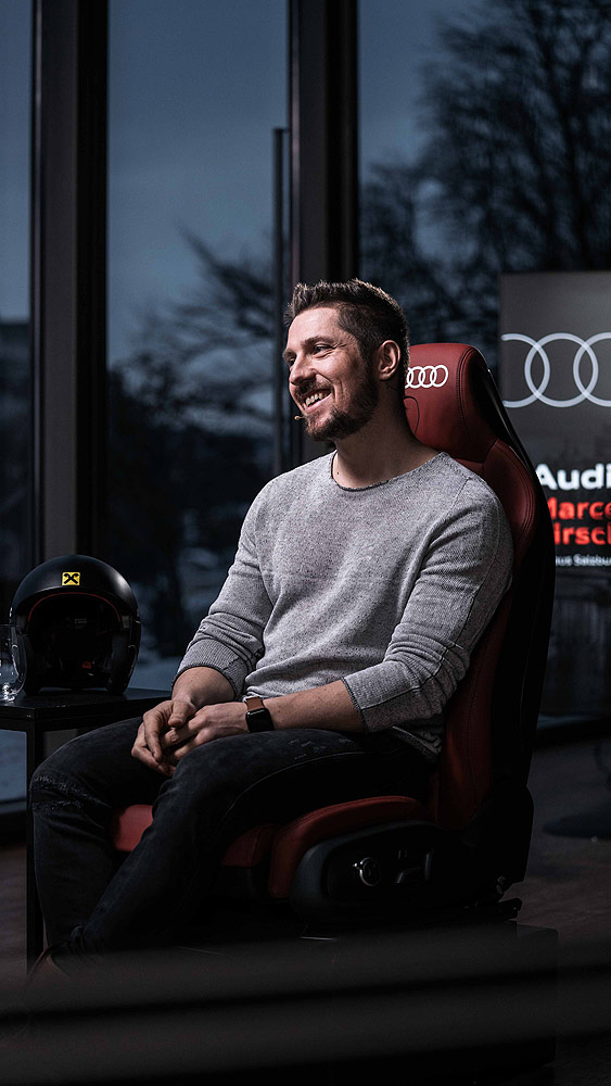 Marcel Hirscher im Audi Talk